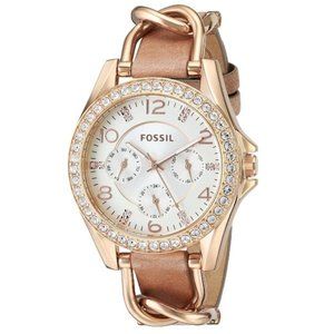 COPY - Fossil Riley Rose Gold Watch